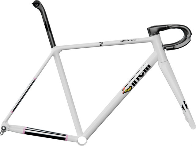Cinelli Kit de cuadro Speciale Corsa XCR - white mirror | 1 1/8" - 1,5" tapered | XS | 45 mm | 28"