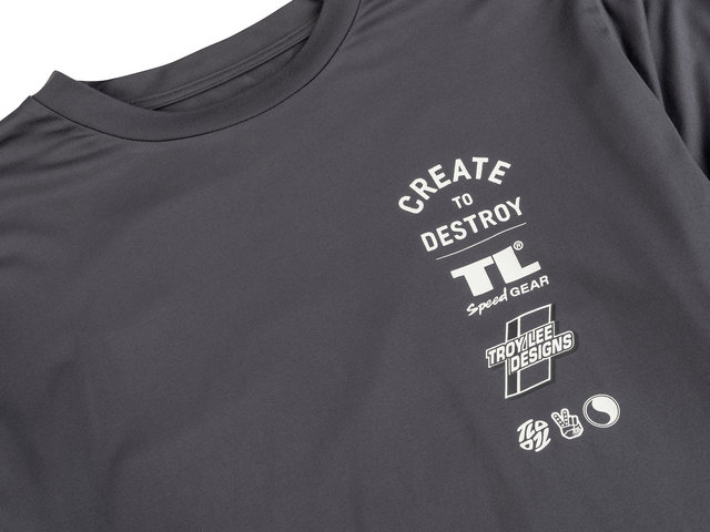 Troy Lee Designs Ruckus L/S Ride Tee Jersey - destroy carbon/M