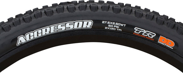 Maxxis Pneu Souple Aggressor Double Down WT 27,5" - noir/27.5 /63 /63-584/2.5 