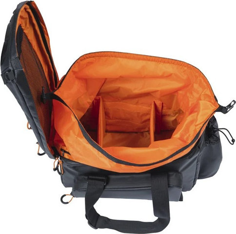 Basil Trunk Bag Miles XL Pro MIK - black-orange gloss/36 l
