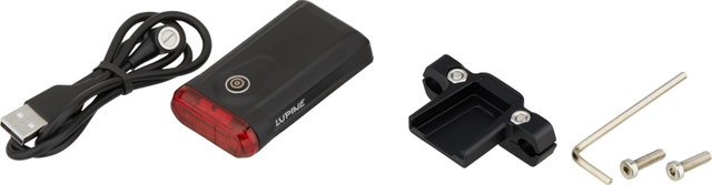 Lupine Luz trasera con función de luz de freno C14 Mag - negro