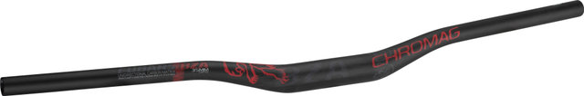 Chromag BZA 35 25 mm Carbon Riser Handlebars - black-red/800 mm