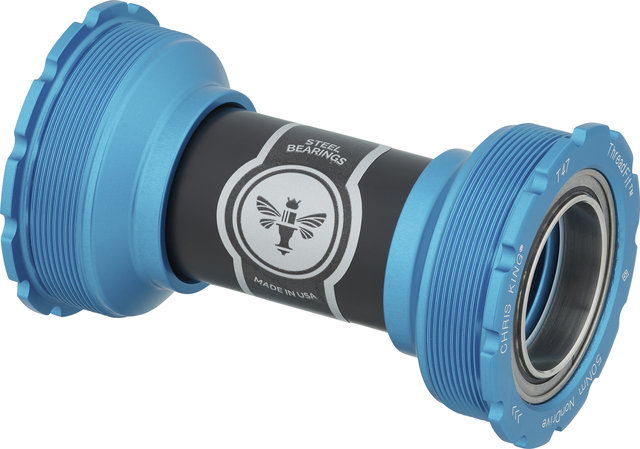 Chris King ThreadFit T47 - 24i Bottom Bracket - matte turquoise/T47