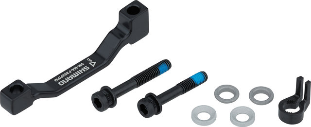 Shimano Scheibenbremsadapter für 203 mm Scheibe - schwarz/PM 7" auf PM +23 mm