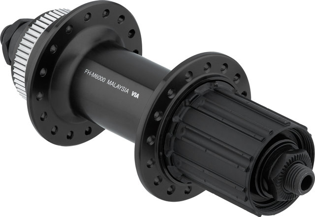 Shimano Moyeu Arrière Deore FH-M6000 Disc Center Lock pour Serrage Rapide - noir/10 x 135 mm / 32 trous