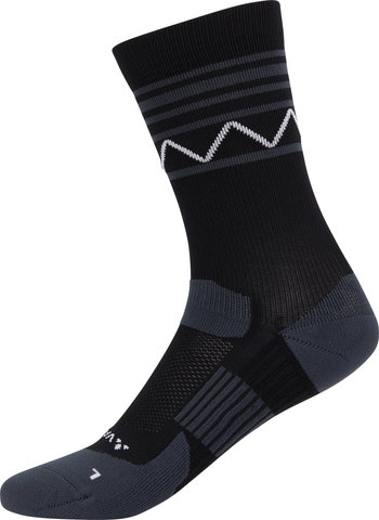 VAUDE Bike Socks, Mid - black-white/39-41