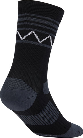 VAUDE Bike Socks, Mid - black-white/39-41