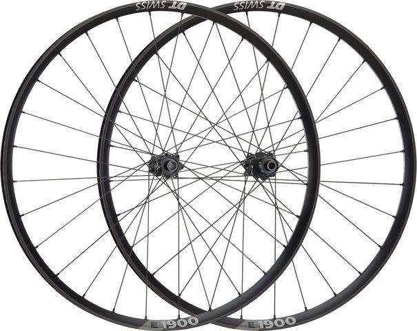 E 1900 SPLINE 30 Boost Disc 6-Loch 29" Laufradsatz - schwarz/29" Satz (VR 15x110 Boost + HR 12x148 Boost) Shimano
