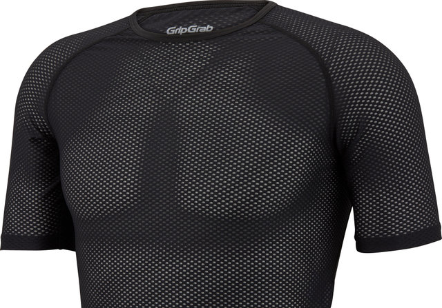 GripGrab Ultralight Mesh Short Sleeve Base Layer Undershirt 2-Pack - black/M