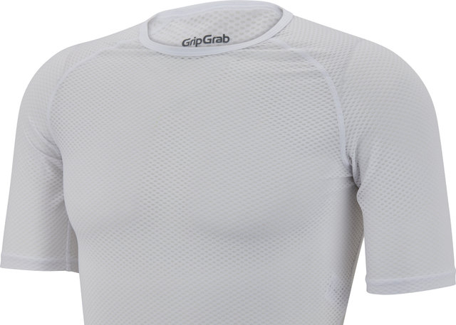 GripGrab Ultralight Mesh Short Sleeve Base Layer Unterhemd 2er-Pack - white/M