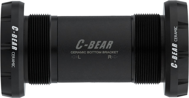 C-BEAR Boîtier de Pédalier BSA Rotor 30 mm MTB / Cyclocross - noir/BSA