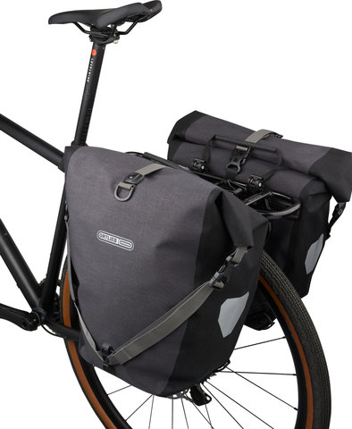 ORTLIEB Bolsas de bicicleta Back-Roller Plus - granito-negro/40 litros