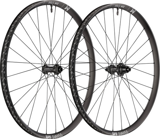 DT Swiss Juego de ruedas XM 1700 Spline 30 Disc Center Lock 29"/27,5" - negro | Shimano Micro Spline | 29" (delantero), 27,5" (trasero) | Boost | 110 mm | 148 mm | Boost