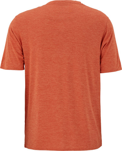 Capilene Cool Daily Graphic T-Shirt - line logo ridge stripe-quartz coral-xdye/M