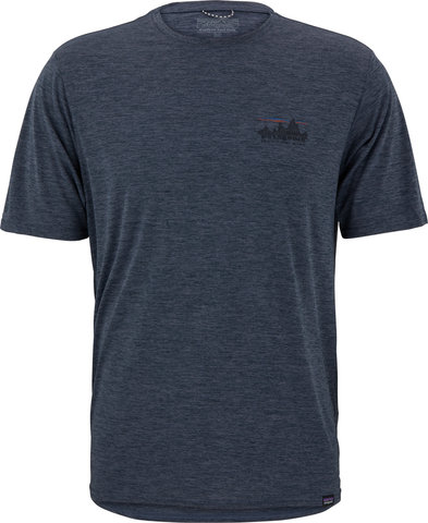 Capilene Cool Daily Graphic T-Shirt - 73 skyline-smolder blue-xdye/M