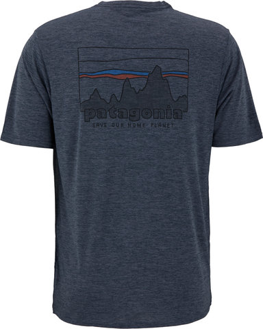 Camiseta Capilene Cool Daily Graphic - 73 skyline-smolder blue-xdye/M