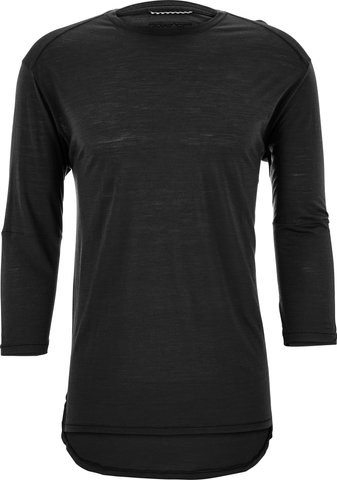 Maillot Merino 3/4 Sleeve - black/L