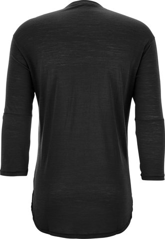 Maillot Merino 3/4 Sleeve - black/L