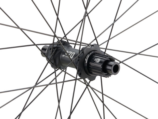 DT Swiss Set de Roues E 1900 SPLINE 30 Boost Disc Center Lock 27,5" - noir/set de 27,5" (av 15x110 Boost + arr 12x148 Boost) Shimano Micro Spline