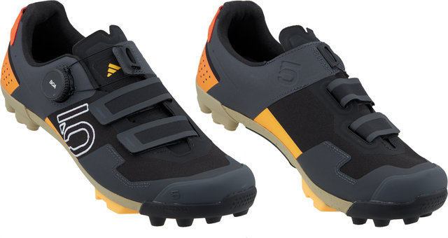 Kestrel BOA MTB Shoes - core black-ftwr white-impact orange/42