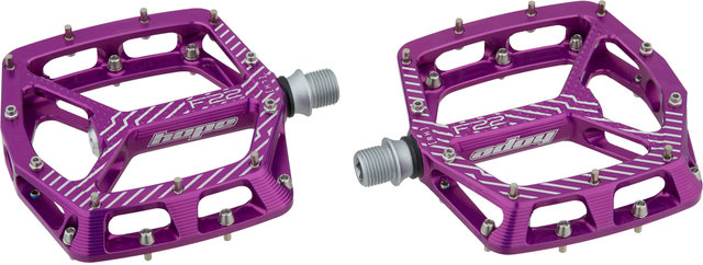 Hope F22 Platform Pedals - purple/universal