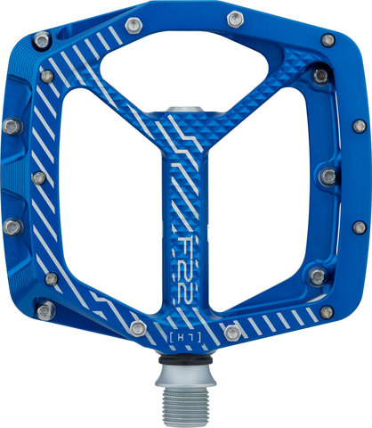 F22 Plattformpedale - blue/universal