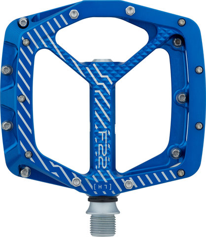 Hope Pedales de plataforma F22 - blue/universal