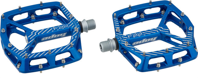 Hope Pedales de plataforma F22 - blue/universal