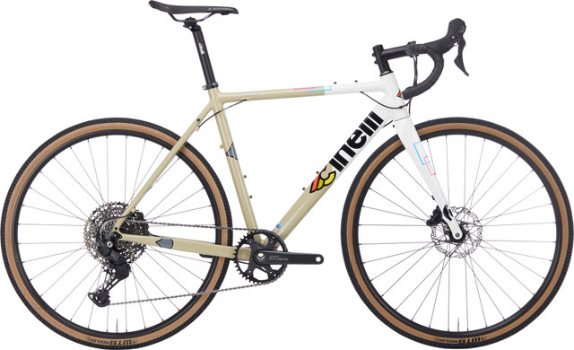 Cinelli Zydeco Shimano CUES 1x11 Gravelbike - sage rover-white/28"/M/47 mm
