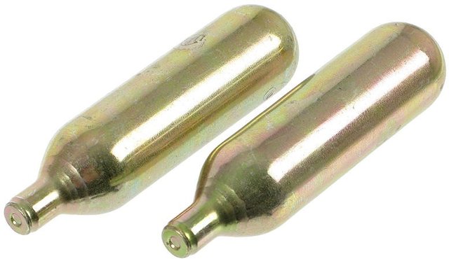 Spare Non-Threaded CO2 Cartridges, 16 g - 2 pcs - universal/universal