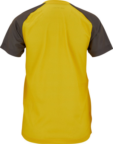 POC Maillot Youth Essential MTB Tee - aventurine yellow-sylvanite grey/164