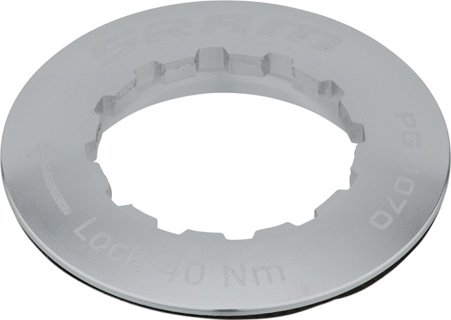 SRAM Verschlussring Aluminium für OG-1070 / PG-970 - silver/universal