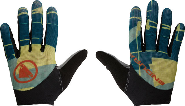 Hummvee Lite Icon Women's Full Finger Gloves - deep teal/M