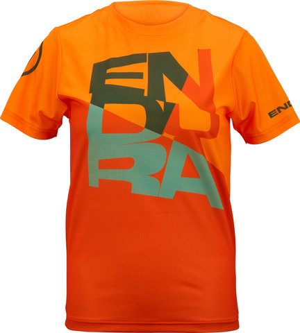 Endura Kids SingleTrack Core Tee Trikot - tangerine/146 - 152