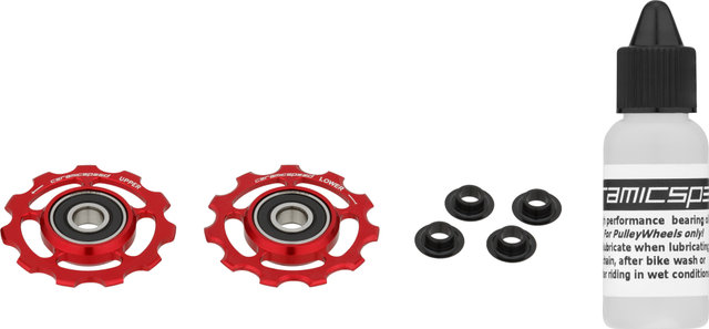 CeramicSpeed Engranajes Shimano 11 velocidades - red/11 dientes