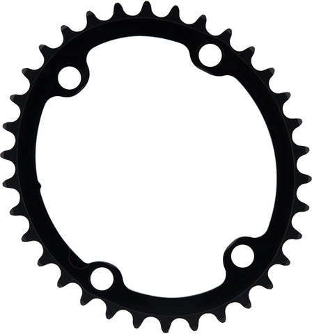 Rotor Road Chainring, 4-arm, Q-ring, 110 mm BCD 11-/12-speed - black/34 tooth