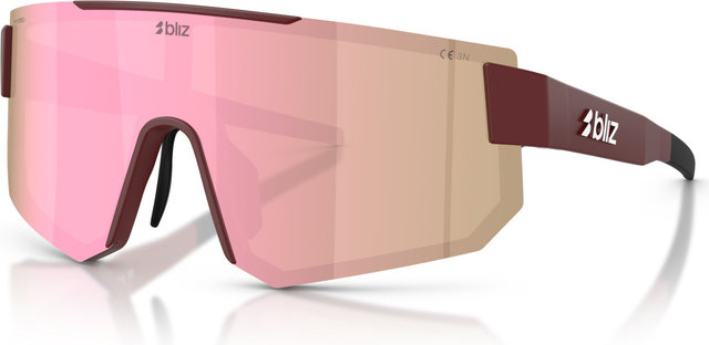 Bliz P005 Sports glasses - matte burgundy | brown-rose multicolor