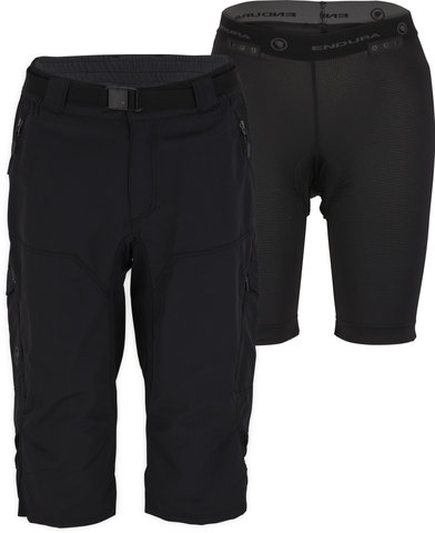 Endura Short pour Dames Hummvee 3/4 avec Pantalon Intérieur - black/S