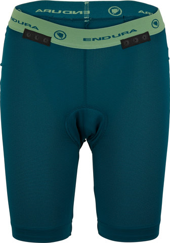 Pantalones cortos para damas Hummvee Shorts con pantalón interior - deep teal/S