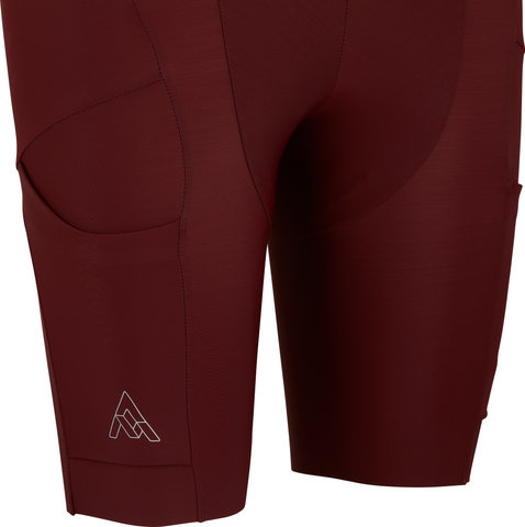 WK3 Women's Cargo Bib Shorts - port/S