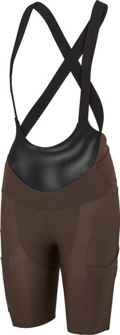 WK3 Women's Cargo Bib Shorts - peat/S