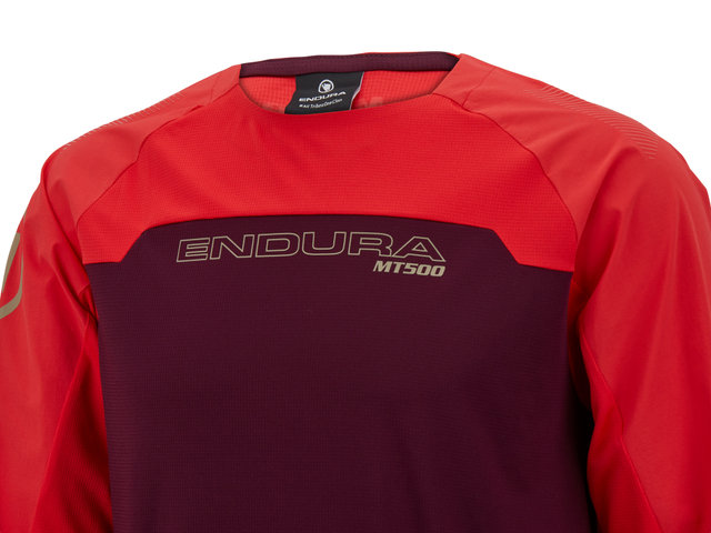 Endura MT500 Burner L/S Trikot - aubergine/M