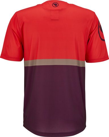 Endura SingleTrack Core Tee II Jersey - aubergine/M