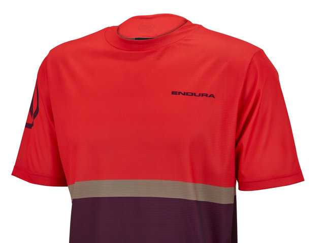 Endura Maillot SingleTrack Core Tee II - aubergine/M