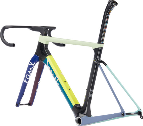 Factor OSTRO V.A.M. Disc Paul Smith Lim. Ed. T47a Shimano Carbon Rahmenkit - paul smith/54 cm, 110 mm x 42 cm, SB 25 mm