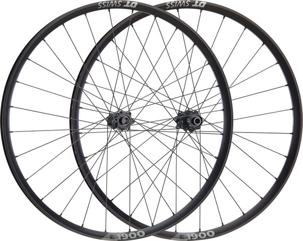 DT Swiss E 1900 SPLINE 30 Boost Disc 6-Loch 27,5" Laufradsatz - schwarz/27,5" Satz (VR 15x110 Boost + HR 12x148 Boost) Shimano