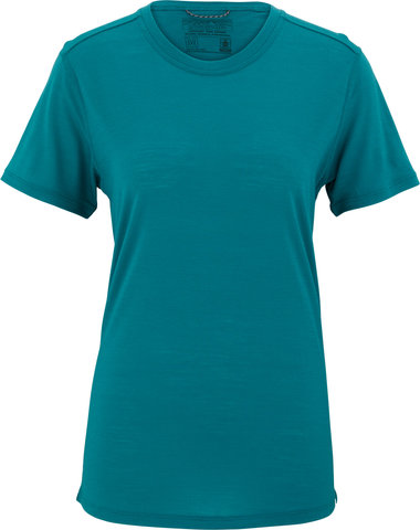 Capilene Cool Merino S/S Damen Shirt - borealis green/M