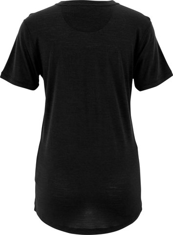 Patagonia Camiseta para damas Capilene Cool Merino S/S - black/M