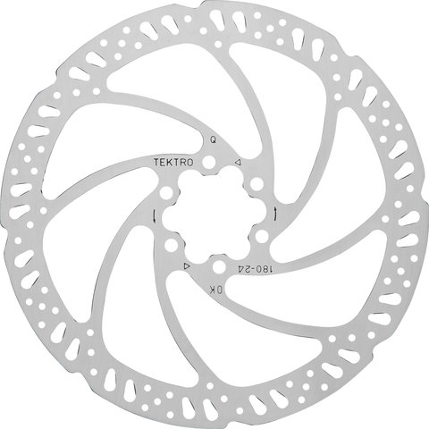 Tektro TR-24 6-bolt Brake Rotor - silver/180 mm