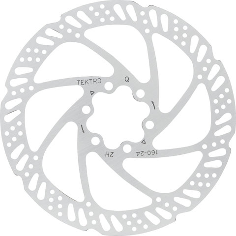 Tektro Disque de Frein 6 trous TR-24 - argenté/160 mm